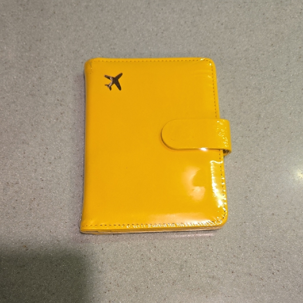 Yellow Passport Holder